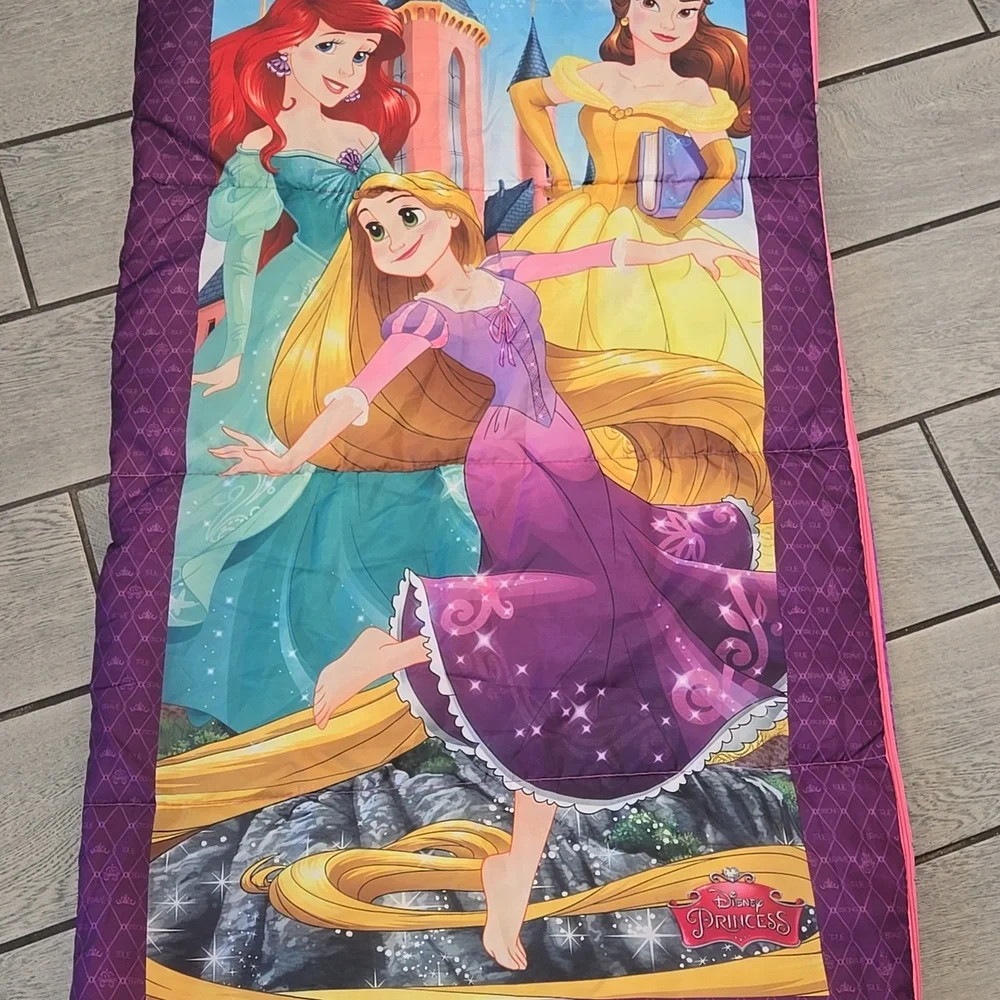 Disney Princess Sleeping‎ Bag Ariel Belle Rapunzel Girls Dreamers